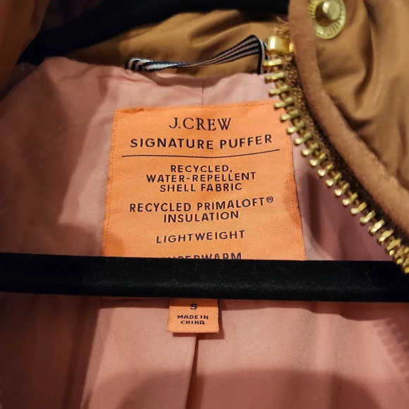 J. Crew Quilted Cocoon Coat in Nutmeg Size S - Picture 3 of 8